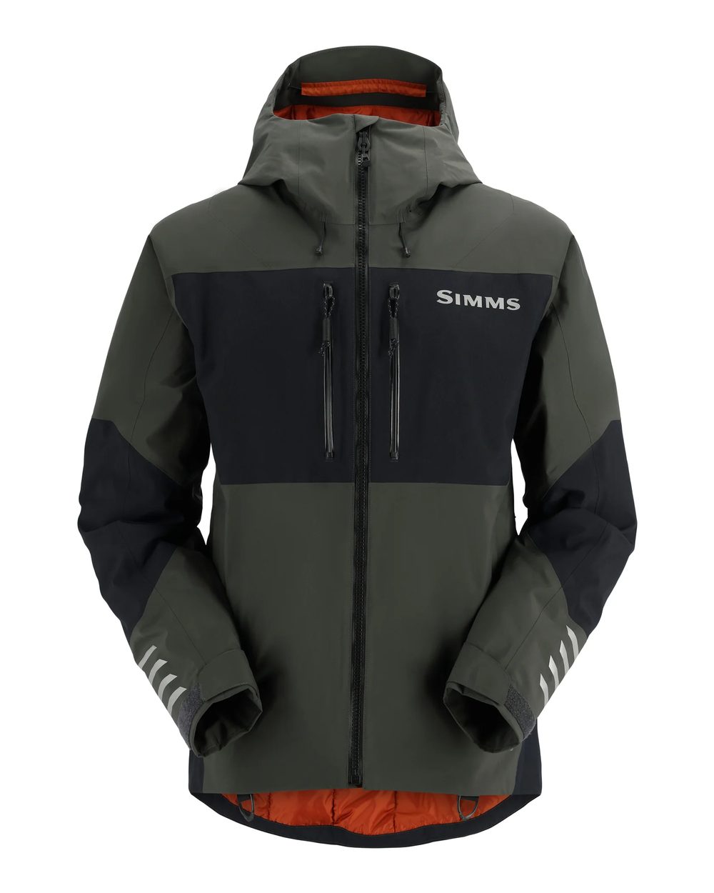 Waterproof technical outerwear product detail for material performance discussion