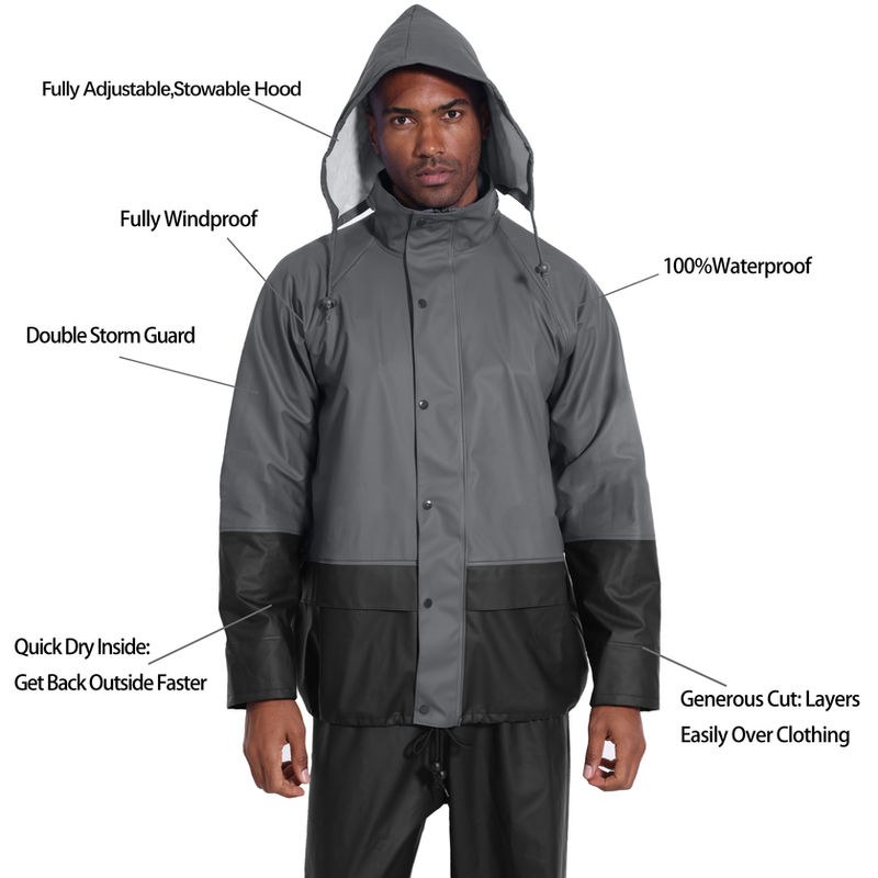 Waterproof workwear jacket
