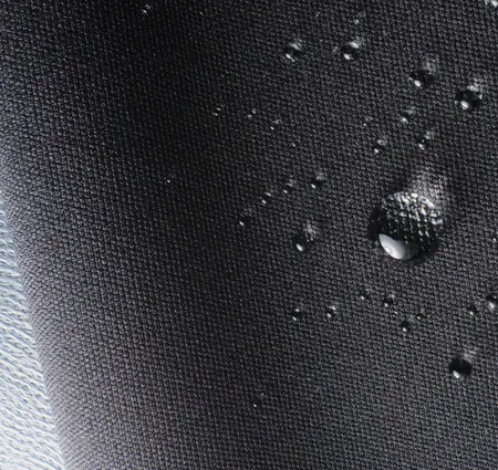 Fishing jacket waterproof detail